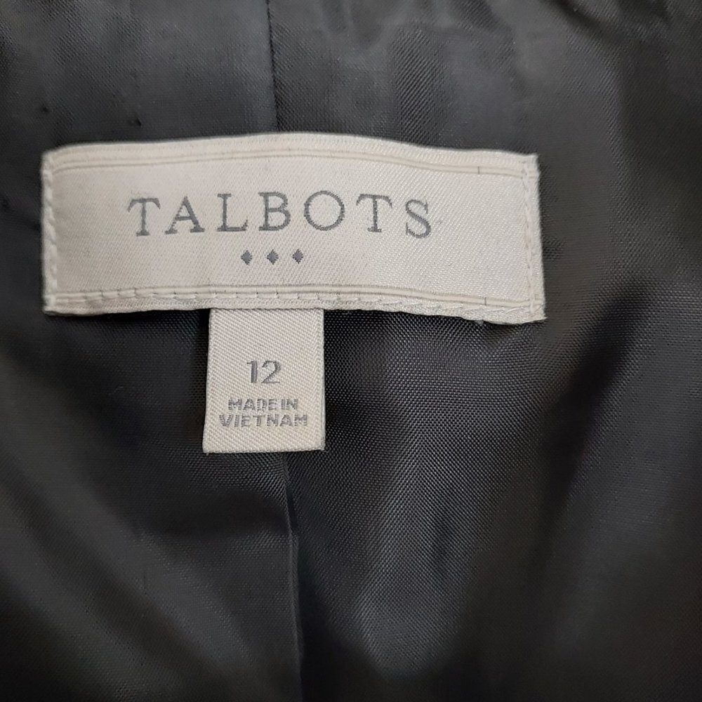 Talbots Outlet Wool Blend Three Button Blazer - image 8